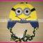 despicable me yellow cartoon characters custom crocheted beanies minion baby knitted hats patterns