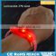 New products 2016 plastic multicolored Glow TPU wristband