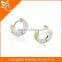 Plated gold fashion men ear expander body jewelry