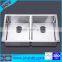 farmhouse hot sales China supplier manufacturer XHHL commercial handmade cupc double bowl stainless steel kitchen sink