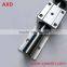 Scientific support structure with a linear sliding track unit SBR20
