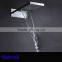 Head shower waterfall shower panel rainfall faucet kt bathroom accessories hot and cold mixer 6pcs massage body spary jets set