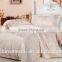 6 pcs full size high quality silk fitted sheet set