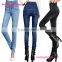 Fashion Blue Black Denim Pants Women