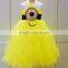 Fancy pink kids dress photo lovely baby girls party wear dress cute hand made baby girl dress