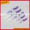 S10-5A 5pcs High quality Non-stick coating colorful kitchen knife set with PP+TPR handle