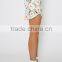2015 new design floral print crurved hemline woman casual short pants