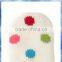 colorful spotty knit girls mitten with fleece lining