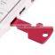 High quality bulk cheap key shape usb flash drive for gifts