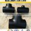 ASTM A234 WPB Carbon Steel 4"Inch SCH40 Equal Tee Pipe Fittings