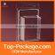 Double transparent clear clamshell blister packaging