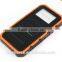 Made in china waterproof solar power bank solar camping light 8000mah dual USB