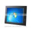 IP65 front plate 19inch industrial touch screen panel pc with 5-wire touchscreen