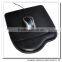 001 Hot selling Leather custom mouse pad with wrist rest
