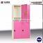 pink 4 door electronic lock locker cheap gym metal locker