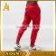 Oem red Plain mens Gym Sweatpants Tapered Jogger Pants Slim Fit men Blank Joggers