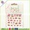 latest and fashionable nfc art nail sticker ,nail sticker