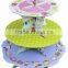 3-layer Cake Stand With Logo Printed for Party Boy