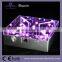 Remote controlled 4 inch bottle/wine/floral vase led centerpiece light base for party/wedding/housing decoration