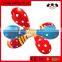 promotional baby toys hand bell wooden rattle