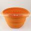 Promotional Standard Folding Washing Vegetables Silicone