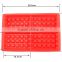 1 pcs Rectangles Shape Printed 3D silicone Cake Mold Waffle Mould
