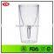 Personalized 10 Ounce Double walled plastic red wine glass with lid