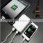 High quality slim portable power bank 10000mAh universal multiple usb wall charger with dual usb port