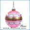 Shine-beautiful Xmas ball transparent clear Hand-painted shiny decoration christmas glass balls