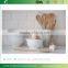 Bamboo and Wooden Spoon Utensil Set with Bonus Tongs