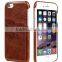 Mobile phone accessories soft leather case with card holders for iphone6