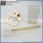 Elegant Bathroom Fittings Zinc Alloy Gold Finishing Bathroom Accessories Wall Mounted Toilet ll Mounted Toilet Brush Holder