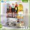 Stainless steel 2 tier wall mounted metal spice rack spice shelf kitchen shelf organizer