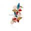 Multicolor diamond jewelry pearl ear cuff wholesale jewelry