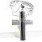 Men's Stainless Steel Religious Cross Pendant Necklace