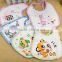 Fancy Waterproof Infant Baby Bibs Bellyband with Hemming Edges Hem Can Sew Label