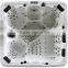 Factory rectangular outdoor spa massage hot tub
