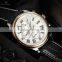 KS Leather Strap Analog Automatic Mechanical Men's Wrist Watch