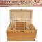 High quality wooden essential oil Bottle storage box wood box