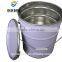 10L metal bucket with lock ring for paint