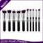 Hot sale Wood Cosmetic 10pcs makeup brushes