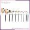 Good Quality 9pcs Cream Foundation Make Up toothbrush Brush For Makeup