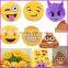 Soft Funny Emoji Smiley Emoticon Yellow Round Cushion Pillow Stuffed Plush Doll Toy Home Decoration