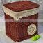 FD-15852natural folding bamboo laundry basket