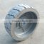 hydraulic scissor car lift used solid tyre wheels 12x4.5 15x5 12.5x4.5