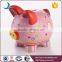 New pig design ceramic pottery money bank YScb0001-07