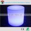 New design 40cm small led round chair for lawn