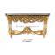 Made in China Foshan factory baroque furniture console gold