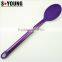 32008 New coated colorful stainless steel tube silicone Kitchen Utensils