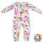 Adult Custom Printed One Piece Jumpsuit Knitted Printing Design Newborn Baby Jumpsuit